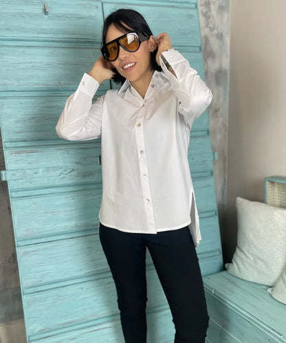 Camicia Bottoni Davanti E Dietro