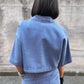 Camicia Crop Chambray