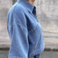 Camicia Crop Chambray
