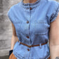 Gilet Chambray