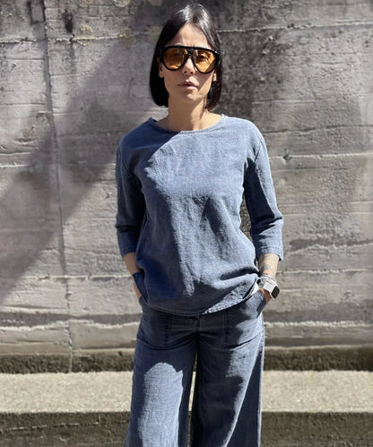 Maglia Cubetto Denim