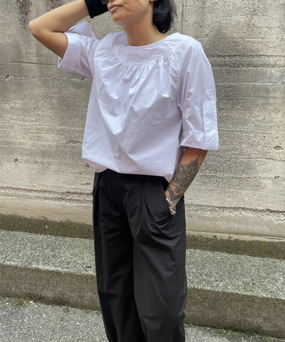 Maglia In Tela Vela Girocollo