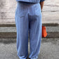 Pantalone Chambray Palazzo