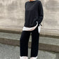 Pantalone Banda A Contrasto