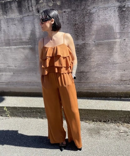 Crop Top Volants